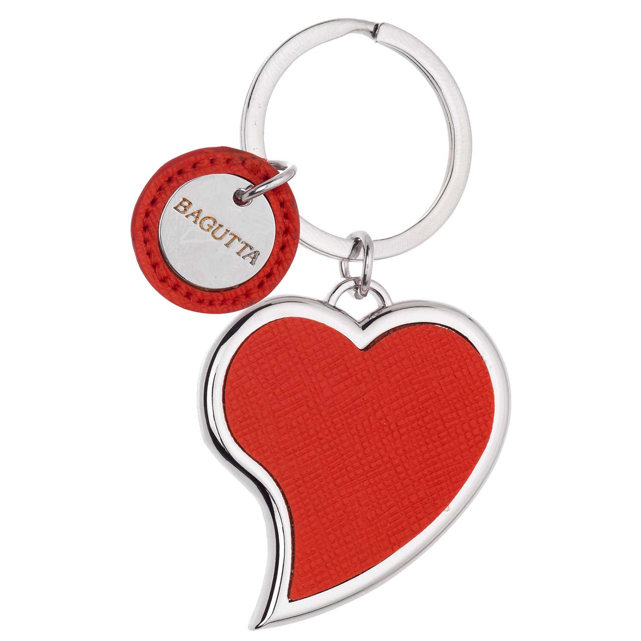 PORTACHIAVI CUORE PIEGATO ROSSO